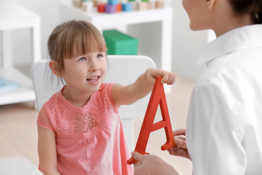 speech disorders treatment for a young girl
